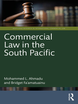 cover image of Commercial Law in the South Pacific